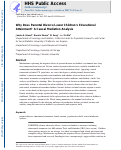 Cover page: Why Does Parental Divorce Lower Children's Educational Attainment? A Causal Mediation Analysis