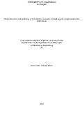 Cover page: Characterization and modeling of ferroelectric materials for high pressure, high temperature applications