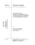 Cover page: The influence of material microstructure on the mechanical response of microfabricated beams (MEMS)