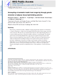 Cover page: Uncoupling of Metabolic Health from Longevity through Genetic Alteration of Adipose Tissue Lipid-Binding Proteins.