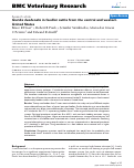 Cover page: Giardia duodenalis in feedlot cattle from the central and western United States.