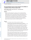 Cover page: Risk and Protective Factors for Early Substance Use Initiation: A Longitudinal Study of Mexican‐Origin Youth