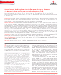 Cover page: Home‐Based Walking Exercise in Peripheral Artery Disease: 12‐Month Follow‐up of the Goals Randomized Trial