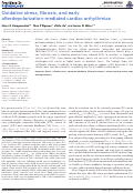 Cover page: Oxidative stress, fibrosis, and early afterdepolarization-mediated cardiac arrhythmias