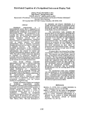 Cover page: Distributed Cognition of a Navigational Instrument Display Task