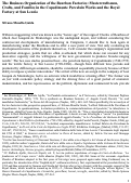 Cover page: The Business Organization of the Bourbon Factories. Mastercraftsmen, Crafts and Families in the Capodimonte Porcelain Works and the Royal Factory at San Leucio