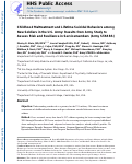 Cover page: Childhood Maltreatment and Lifetime Suicidal Behaviors Among New Soldiers in the US Army: Results From the Army Study to Assess Risk and Resilience in Servicemembers (Army STARRS).