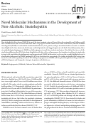 Cover page: Novel Molecular Mechanisms in the Development of Non-Alcoholic Steatohepatitis