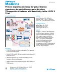 Cover page: Protein signaling and drug target activation signatures to guide therapy prioritization: Therapeutic resistance and sensitivity in the I-SPY 2 Trial