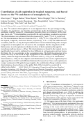 Cover page: Contribution of soil respiration in tropical, temperate, and boreal forests to the <sup>18</sup>O enrichment of atmospheric O<sub>2</sub>