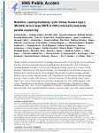 Cover page: Mutations causing medullary cystic kidney disease type 1 lie in a large VNTR in MUC1 missed by massively parallel sequencing