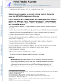 Cover page: Selecting outcomes for pragmatic clinical trials in dementia care: The IMPACT Collaboratory iLibrary.