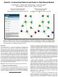 Cover page: RuleVis: Constructing Patterns and Rules for Rule-Based Models