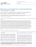 Cover page: Maintenance and reappearance of extremely divergent intra-host HIV-1 variants