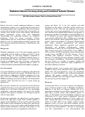 Cover page: Radiation-Induced Coronary Artery and Combined Valvular Disease