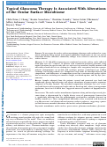 Cover page: Topical Glaucoma Therapy Is Associated With Alterations of the Ocular Surface Microbiome