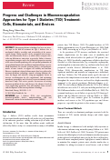 Cover page: Progress and challenges in macroencapsulation approaches for type 1 diabetes (T1D) treatment: Cells, biomaterials, and devices.