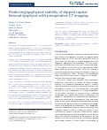 Cover page: Predicting epiphyseal stability of slipped capital femoral epiphysis with preoperative CT imaging