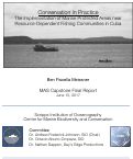 Cover page: Conservation in Practice: The Implementation of Marine Protected Areas near Resource-Dependent Fishing Communities in Cuba