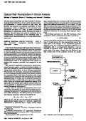 Cover page: Optical fiber fluoroprobes in clinical analysis.