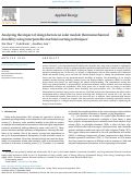 Cover page of Analyzing the impact of design factors on solar module thermomechanical durability using interpretable machine learning techniques