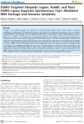 Cover page: SUMO-Targeted Ubiquitin Ligase, Rad60, and Nse2 SUMO Ligase Suppress Spontaneous Top1–Mediated DNA Damage and Genome Instability