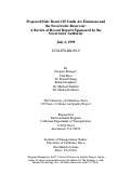 Cover page: Proposed State Route 125 South Air Emissions and the Sweetwater Reservoir: A Review of Recent Reports Sponsored by the Sweetwater Authority