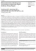 Cover page: Disseminated Coccidioidomycosis Presenting as Polyarticular Septic Arthritis: A Case Report