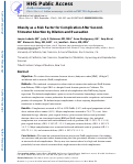 Cover page: Obesity as a Risk Factor for Complications After Second-Trimester Abortion by Dilation and Evacuation