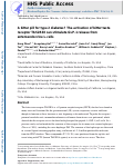 Cover page: A bitter pill for type 2 diabetes? The activation of bitter taste receptor TAS2R38 can stimulate GLP-1 release from enteroendocrine L-cells