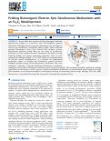 Cover page: Probing Bioinorganic Electron Spin Decoherence Mechanisms with an Fe2S2 Metalloprotein.