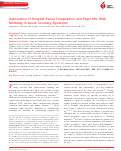 Cover page: Association of Hospital Racial Composition and Payer Mix With Mortality in Acute Coronary Syndrome