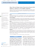 Cover page: Phase I First-in-Human Study of Venetoclax in Patients With Relapsed or Refractory Non-Hodgkin Lymphoma