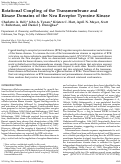 Cover page: Rotational Coupling of the Transmembrane and Kinase Domains of  the Neu Receptor Tyrosine Kinase