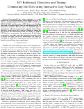 Cover page: I/O Bottleneck Detection and Tuning: Connecting the Dots using Interactive Log Analysis