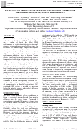 Cover page: INFLUENCE OF DESIGN AND OPERATING CONDITIONS ON UNDERFLOOR AIR DISTRIBUTION (UFAD) SYSTEM PERFORMANCE