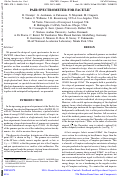 Cover page: Pair Spectrometer for FACET-II