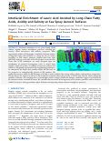 Cover page: Interfacial Enrichment of Lauric Acid Assisted by Long-Chain Fatty Acids, Acidity and Salinity at Sea Spray Aerosol Surfaces.