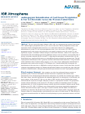 Cover page: Anthropogenic Intensification of Cool‐Season Precipitation Is Not Yet Detectable Across the Western United States