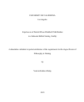 Cover page: Experiences of Parents Whose Disabled Child Resides in a Subacute Skilled-Nursing Facility