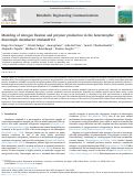 Cover page: Modeling of nitrogen fixation and polymer production in the heterotrophic diazotroph Azotobacter vinelandii DJ.