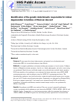 Cover page: Identification of the genetic determinants responsible for retinal degeneration in families of Mexican descent