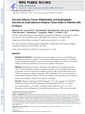 Cover page: Visceral Adipose Tissue Inflammation and Radiographic Visceral-to-Subcutaneous Adipose Tissue Ratio in Patients with Cirrhosis