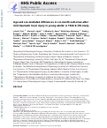 Cover page: Age and sex-mediated differences in six-month outcomes after mild traumatic brain injury in young adults: a TRACK-TBI study.