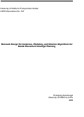 Cover page: Network Design Formulations, Modeling, and Solution Algorithms for Goods Movement Strategic Planning