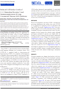 Cover page: Reduced Cell Surface Levels of C-C Chemokine Receptor 5 and Immunosuppression in Long Coronavirus Disease 2019 Syndrome