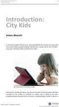 Cover page: Introduction: City Kids