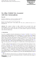 Cover page: On Affine Orbifold Nets Associated with Outer Automorphisms