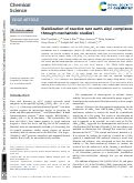 Cover page: Stabilization of reactive rare earth alkyl complexes through mechanistic studies.