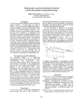 Cover page: Using pseudo-recurrent connectionist networks to solve the problem of sequential learning